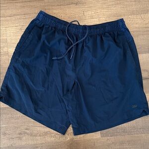Navy Blue Athletic Shorts